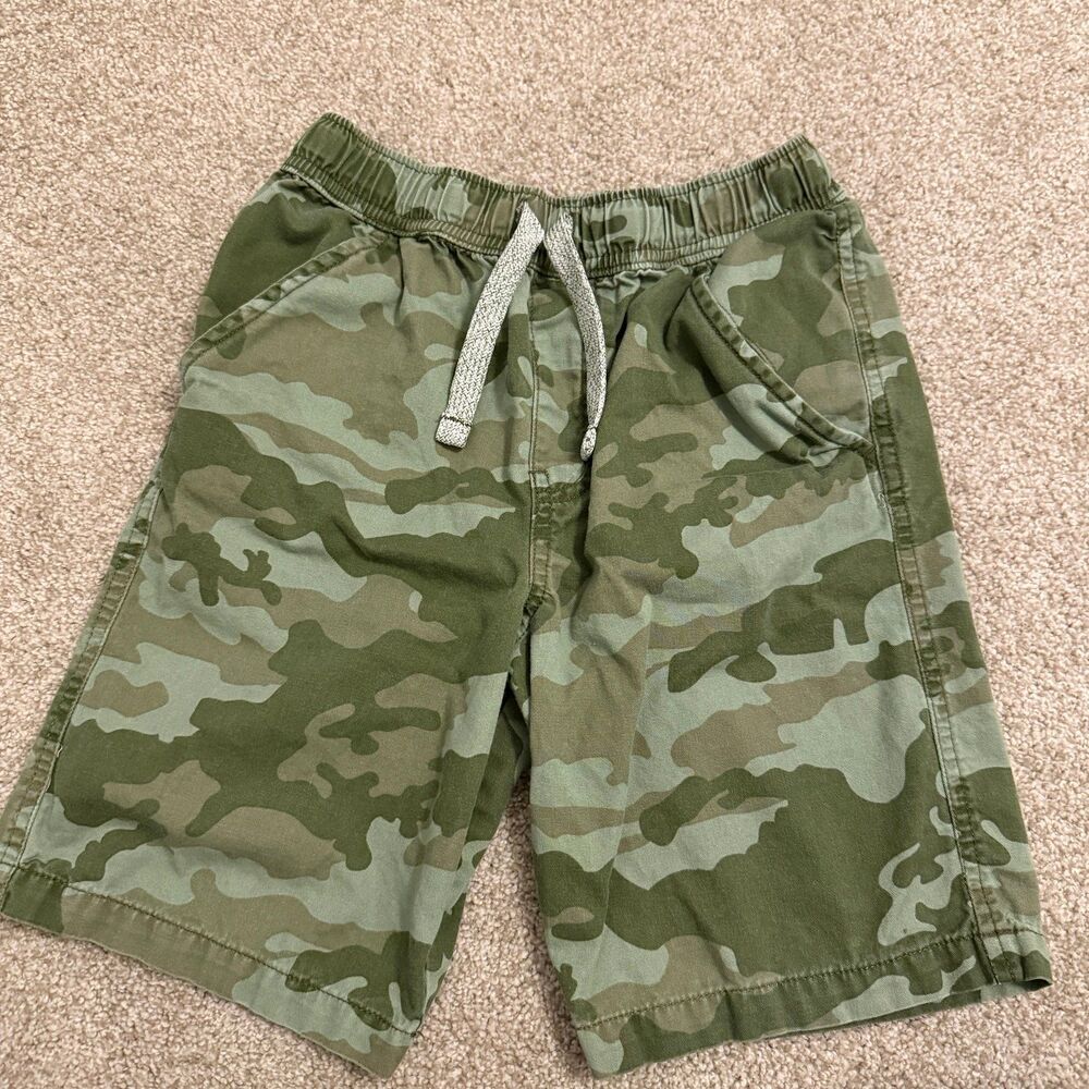 365 Kids by Granimals Camoflague Camo Shorts Elastic Waist Boy's Size 8‎